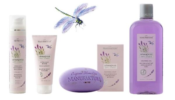 Levanduľová kozmetika od značky Manufaktura