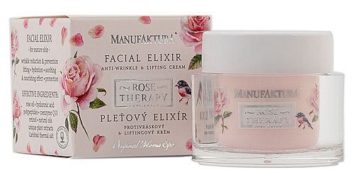 Pleťový elixír – protivráskový & liftingový krém Ruža & Žriedlová soľ