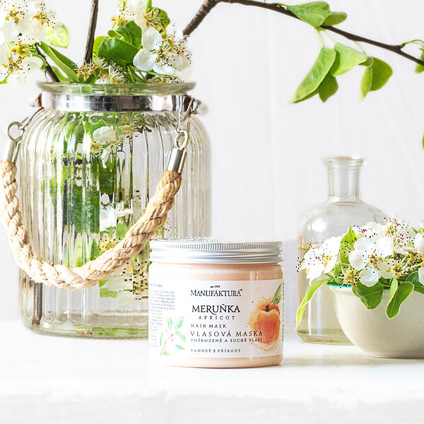 Maska na poškozené vlasy Meruňka