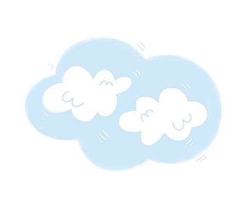 Ikona obláčika, symbolizujúca ekologickú dopravu a úsporu energie.