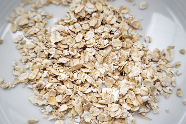 Detail ovsených vločiek s beta-glukánom.