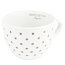 Porcelánový hrnček s bodkami – VEĽKÝ
