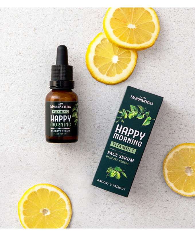 Happy Morning rozjasňujúce pleťové sérum s vitamínom C
