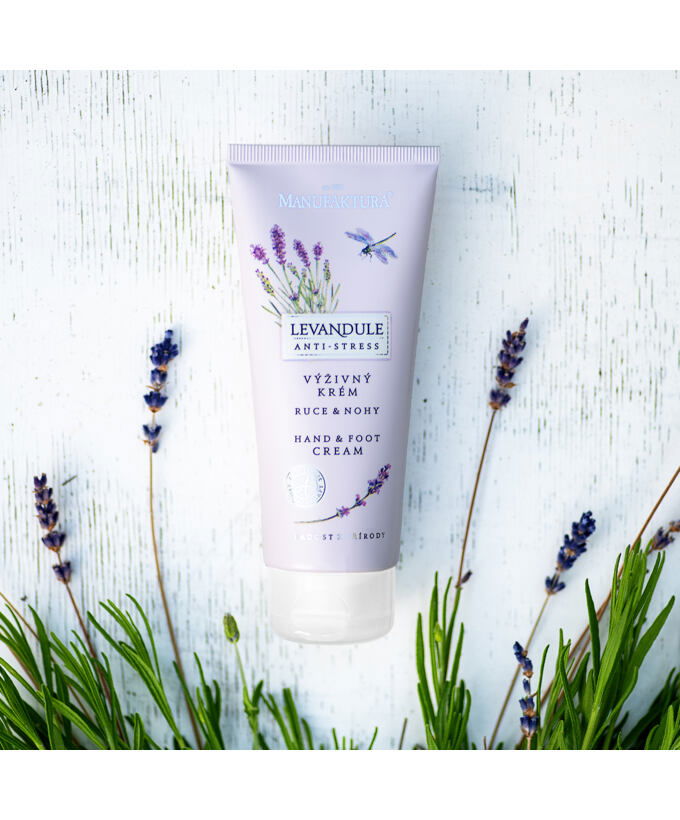 Regeneračný a výživný krém na ruky & nohy LEVANDUĽA