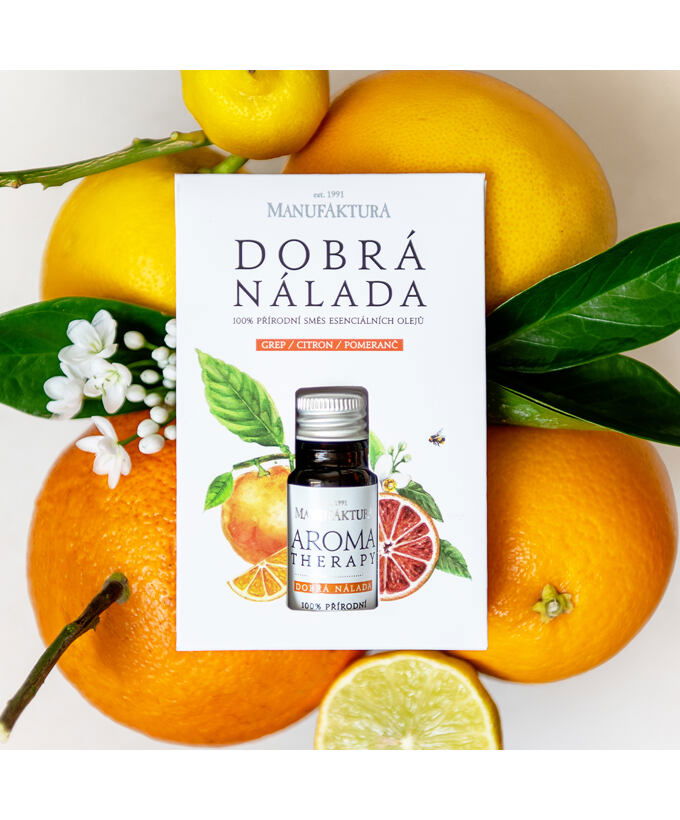 100 % prírodná zmes esenciálnych olejov DOBRÁ NÁLADA