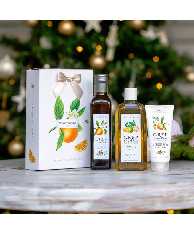 Darčeková sada SVIEŽI GREP & POMARANČ