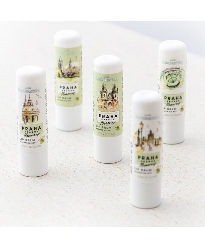 Ochranný balzam na pery PRAHA MEMORIES