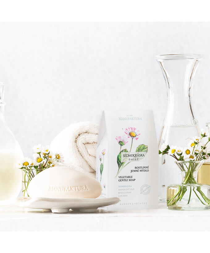 Nežné rastlinné mydlo SEDMOKRÁSKA