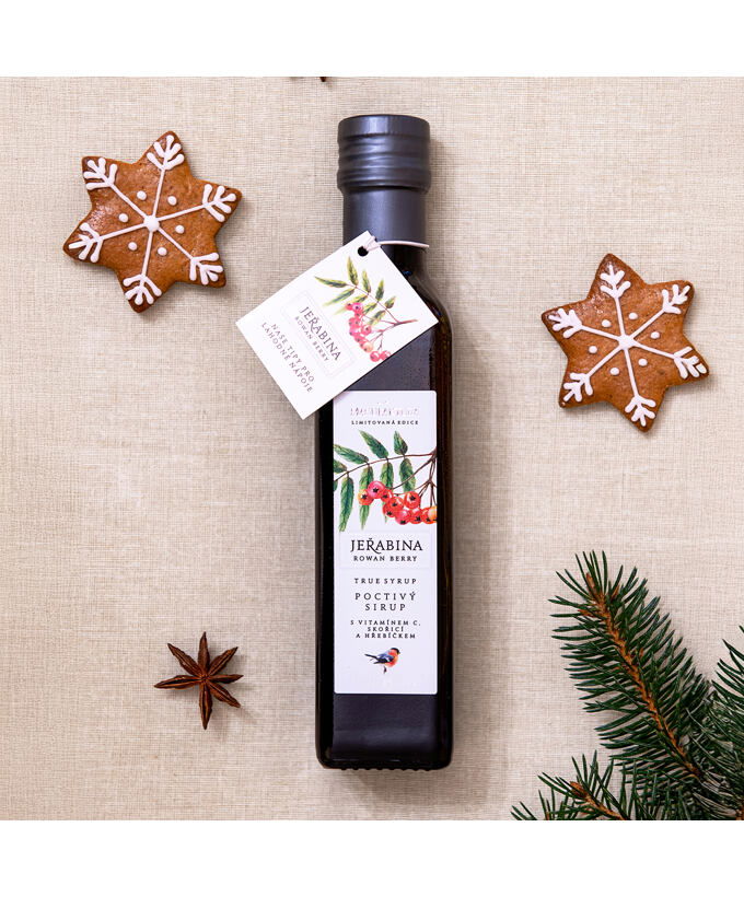 Poctivý prírodný sirup JARABINA & vitamín C
