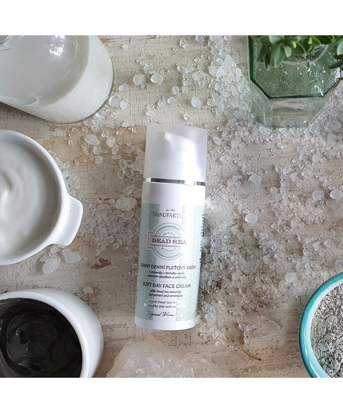 Jemný denný hydratačný pleťový krém Mŕtve more