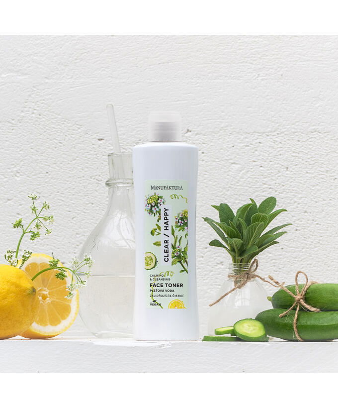 Pleťová voda a tonikum CLEAR & HAPPY na akné