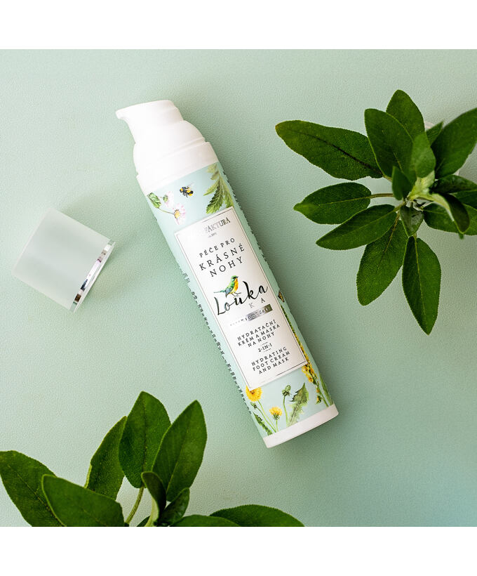 Krásne nohy - hydratačný krém a maska 2v1 LÚKA