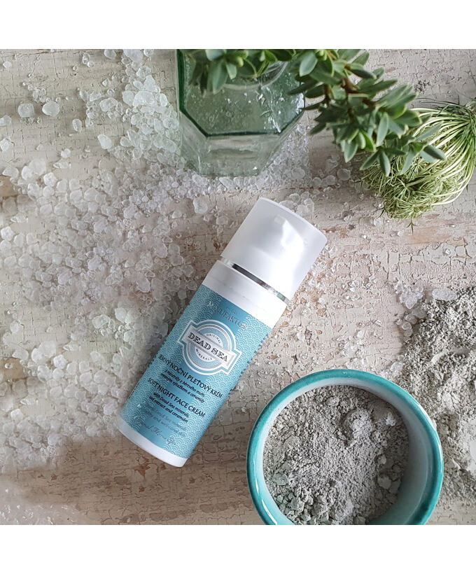 Jemný nočný omladzujúci pleťový krém Mŕtve more