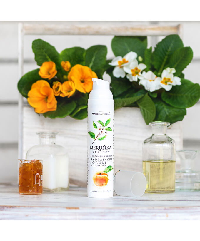 Hydratačný sorbet – ľahký krém na pleť & dekolt MARHUĽA