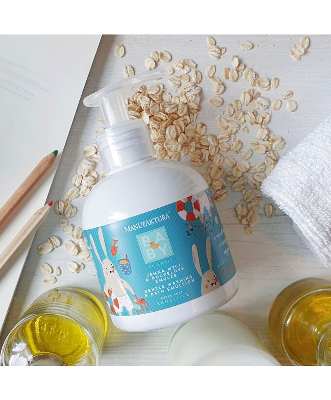 Jemná detská umývacia & kúpeľová emulzia Baby Friendly