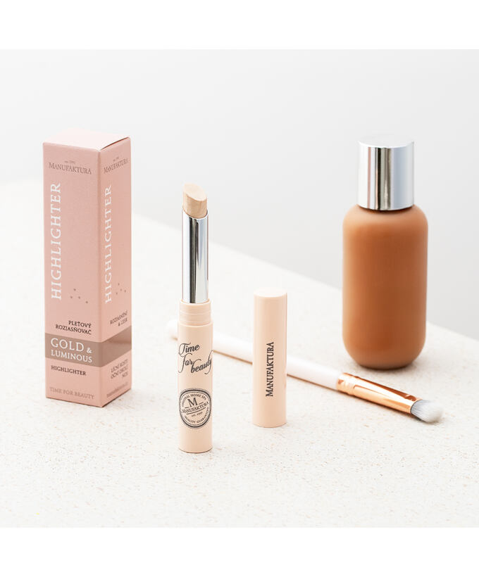Multifunkčný rozjasňovač v tyčinke Gold & Luminous
